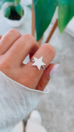Anillo Estrella lisa
