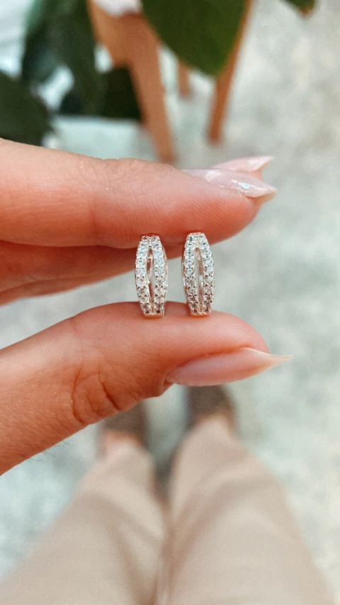 AROS DOBLE PAVÉ - comprar online