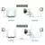 Câmera de segurança IP wifi Full HD 1080p p2p com detecção de movimento - Adizio Store - Loja de Eletrônicos e Tecnologia 