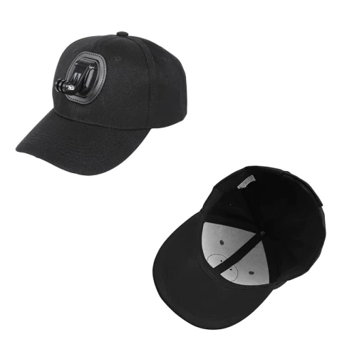 Chapéu com clipe de montagem fixa - Suporte de câmera GoPro - braçadeira ajustável