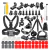 Kit Acessórios para Gopro Hero 12, 11, 10, 9, 8, 7, 6, 5, Black na internet