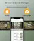 Imagem do Câmera solar wifi PTZ sem fio com painel solar, áudio bidirecional IP66