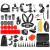 Kit Acessórios para Gopro Hero 12, 11, 10, 9, 8, 7, 6, 5, Black
