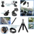 Kit Acessórios para Gopro Hero 12, 11, 10, 9, 8, 7, 6, 5, Black
