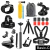 Kit Acessórios para Gopro Hero 12, 11, 10, 9, 8, 7, 6, 5, Black - comprar online