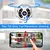 Câmera de vigilância IP wifi 360° - Visão noturna e detecção de movimentos - Monitoramento 24h na internet