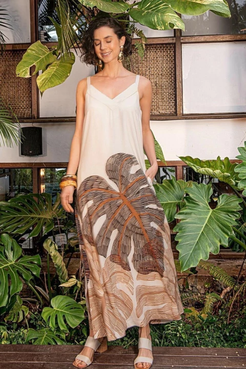 VESTIDO EM ESTAMPA EXCLUSICA TROPICARE INFINI - comprar online