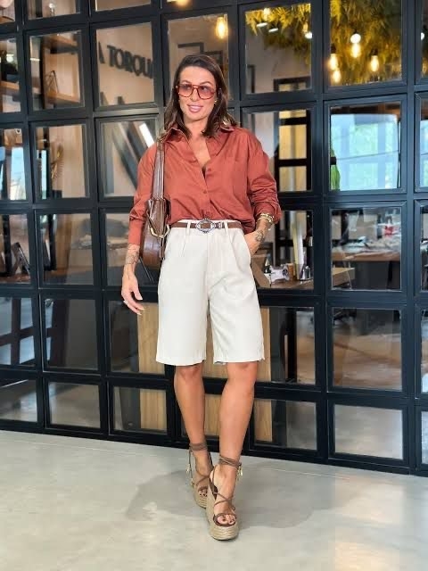 CAMISA MANU TERRACOTA - comprar online