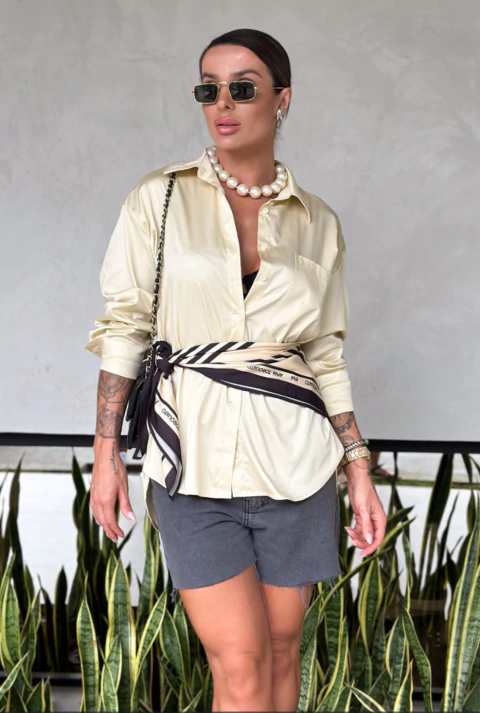 CAMISA KAREN MANTEIGA - comprar online