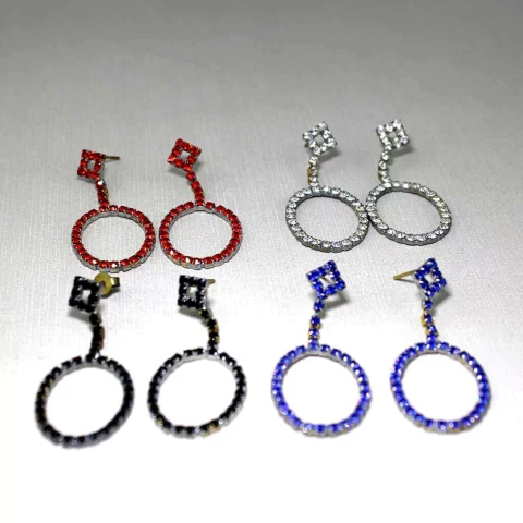 BRINCO DE STRASS REDONDO