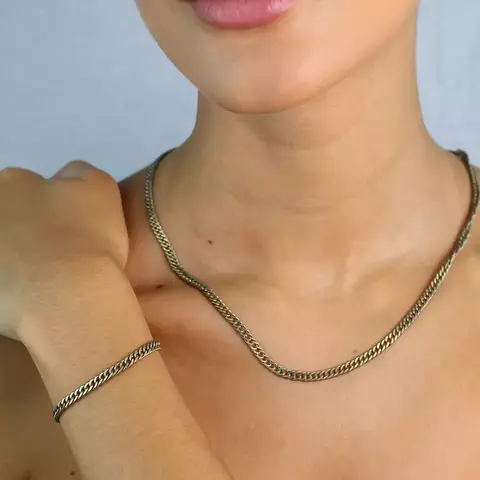 CORRENTE/PULSEIRA DUPLIX 4MM GD84D FECHO BOIA