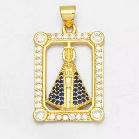 Pingente Moldura Com Nossa Senhora Aparecida