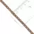 Pulseira Duplo Cadeado 5mm com Fecho Italiano L283 - comprar online