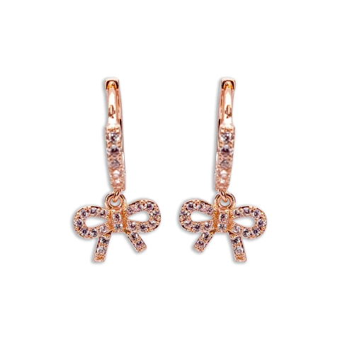 Brinco Laço Cravejado Importado