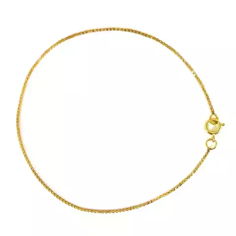 Pulseira Veneziana 0,8mm Fecho Argolinha - comprar online