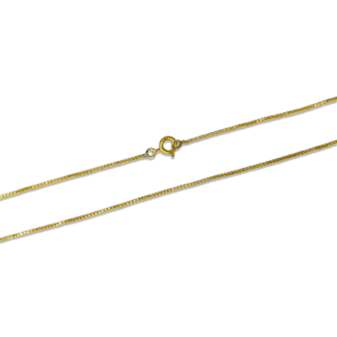 Corrente Veneziana 0,8mm Fecho Argolinha