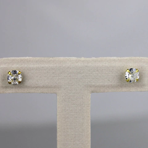 BRINCO SOLITÁRIO DE ZIRCÔNIA