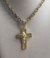 PINGENTE MASC CRUZ COM FACE DE CRISTO