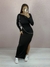 VESTIDO MANGA LONGA LONGO COSTA NUA COM BOJO - loja online