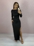 VESTIDO MANGA LONGA LONGO COSTA NUA COM BOJO - Parada do Cropped