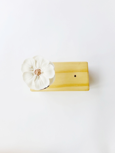 Prisma de Madera 11,5x6x6 para 2 Flores