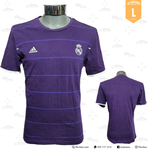 Playera algodón Real Madrid 2010 morada