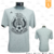 Playera algodón México 2018 gris escudo