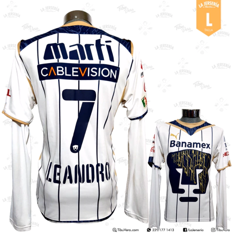 Jersey Pumas UNAM 2009 local Leandro manga larga