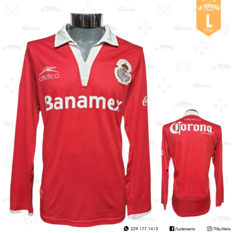 Jersey Toluca 2009 local 50 Aniversario manga larga