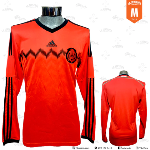 Jersey México mundial 2014 visita manga larga