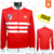 Chamarra River Plate 2023 Adidas roja