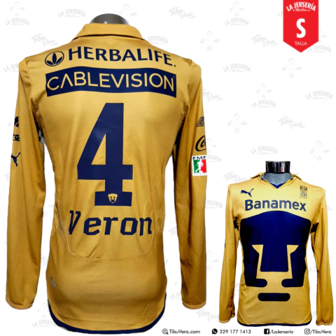 Jersey Pumas UNAM 2010 tercero Verón manga larga