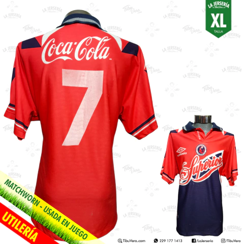 MW Jersey Tiburones Rojos Veracruz 1996 local Gaytán
