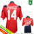MW Jersey Tiburones Rojos Veracruz 1996 local Leonel Álvarez