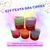 Kit Festa das Cores 5 Corantes Biscuit Fluorescente 7g