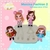 Molde de Silicone para Biscuit Menina Fashion 2 Artes da Cris