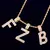 Pingente Letra Personalizada Ice Cravejado Baguette - loja online