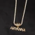 Pingente Cravejado Personalizado Letras - Nevasca Joias - Loja Oficial
