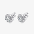 Brinco Redondo Cristal Ice Cravejado Prata 925 VVS1 Moissanite - comprar online