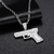 Pingente Glock Prata 925 - Ice Cravejado - comprar online