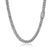 Corrente Ice Cuban Cravejado 6.5mm - Prata 925
