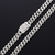 Corrente Ice Cuban Cravejado 6.5mm - Prata 925 - loja online