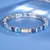 6mm Pulseira Riviera Cravejada Azul - Prata 925 (EXCLUSIVO) na internet