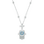 Colar Feminino Mão Hamsã - Prata 925