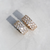 Anel Ice Cravejado Riviera Linha Tripla - Dourado - comprar online