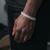 Pulseira Ice Prong Cravejada 13mm Premium - Prata/Dourado na internet