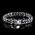 Pulseira Cuban Grumet 6mm - Prata 925 / Ouro 18k Revestido