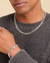 8mm Pulseira Masculina Cuban Grumet Prata 925 Revestido na internet