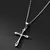 Colar Cruz Prata 925 Cravejado Feminino - comprar online