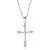 Colar Cruz Prata 925 Cravejado Feminino - Nevasca Joias - Loja Oficial